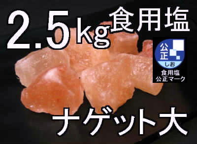 岩塩ナゲット大【岩塩ブロック】2.5kg1 ソーレイ(ソレイ)