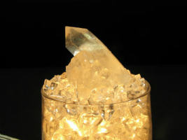 グラス水晶ランプ上水晶
