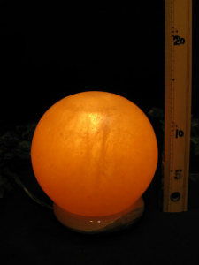 球型ボールＳ岩塩ランプ